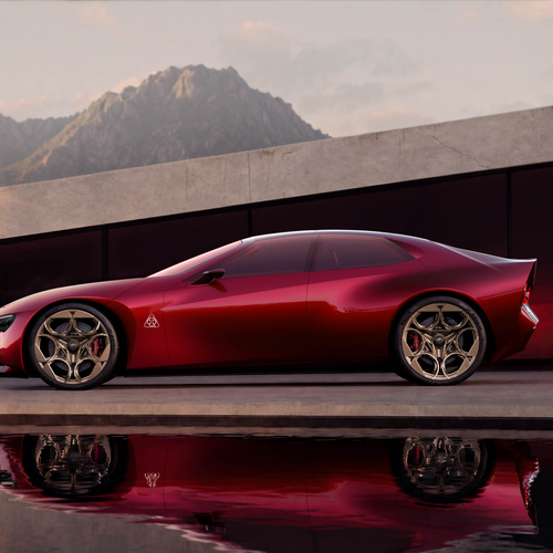2026 Alfa Romeo Cuorerosso Concept Side View